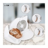 thumbnail of Clatronic AS 2958 Cortafiambres Plegable, Cuchilla Especial Acero Inox., Corte Ajustable, 3 Velocidades, Compacto, 180W, Blanco