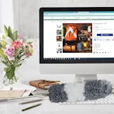 thumbnail of Relaxdays Staubwedel Set, 3 Aufsätze, 1 Staubmopp, Teleskopstange bis 2,5 m Länge, waschbar, biegbar, Staubwischer, grau