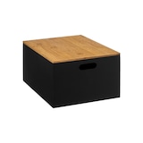 thumbnail of Lot de 3 Boites de rangement en Bois avec couvercle Bambou