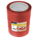 thumbnail of Raadhuis zakkensluittape 9mm x 66m PVC rood krimp a 16 rol