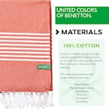 thumbnail of Benetton - Badetuch 80 x 165 cm, 170 g/m², 100 % Baumwolle, Rot