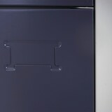 thumbnail of Taquilla Boston T853, armario taquilla, taquilla para objetos de valor, metal 185x38x45cm ~ gris oscuro