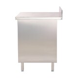 thumbnail of Romux® Mesa de Acero Inoxidable Hostelería Mural con Puertas Correderas 1200x700x850 mm Desmontable | Mesa de Trabajo de Acero Inox Bar Restaurante