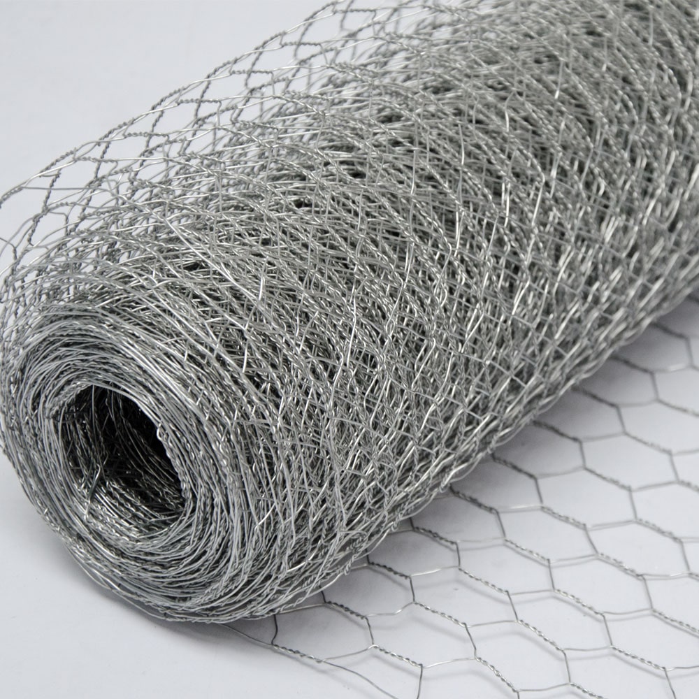 Mallas de Alambre | Valla de Tela Metálica | Malla Hexagonal 25x25mm | Valla para animales y plantas 25 m de largo | Altura 50 cm | Galvanizada 0,6mm