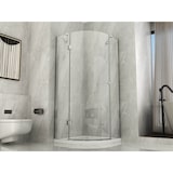 thumbnail of Box Doccia Semicircolare H195cm Anta Battente Cristallo 8mm - 80x80