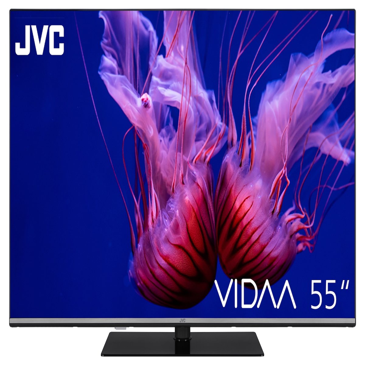 JVC QLED Fernseher 55 Zoll Smart TV VIDAA LT-55VDQ6555 4K UHD TV Dolby Vision HDR Triple-Tuner