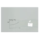 thumbnail of Sigel GL231 Glas-Whiteboard / große Glasmagnettafel Artverum, 180x120 cm, grau