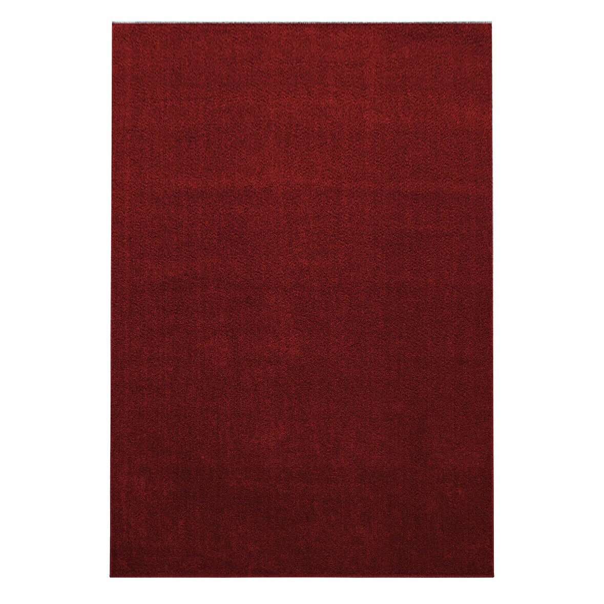 Teppich Kurzflor Uni Modern Waschbar Strapazierfähig Esszimmer Flur OEKO-TEX Läufer Rot 80x250 cm Schadstoffgeprüft – MAIN von Kadima Design