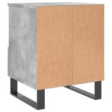 thumbnail of Table de chevet gris béton 40x35x50 cm bois d’ingénierie – Modèle Velours
