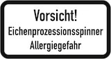 thumbnail of Vorsicht! Eichenprozessionsspinner Allergiegefahr, Alu, RA1, 420x231 mm