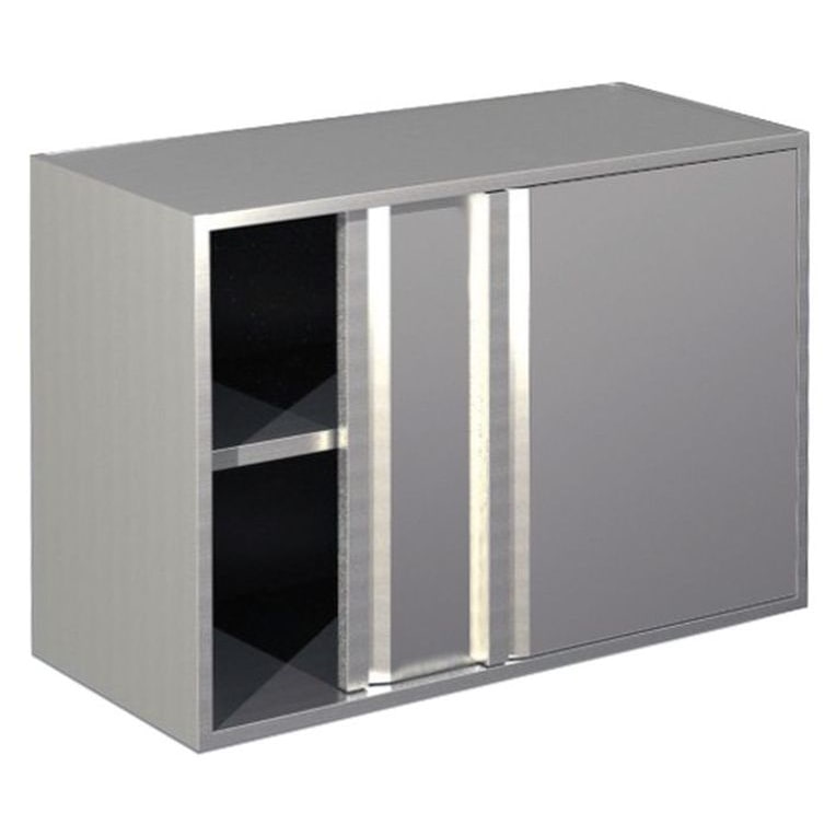 Armadio a muro KBS 1400x400x800 mm con ante scorrevoli e ripiano intermedio