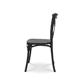 thumbnail of Chaise noire style BISTROT en résine polypropylène