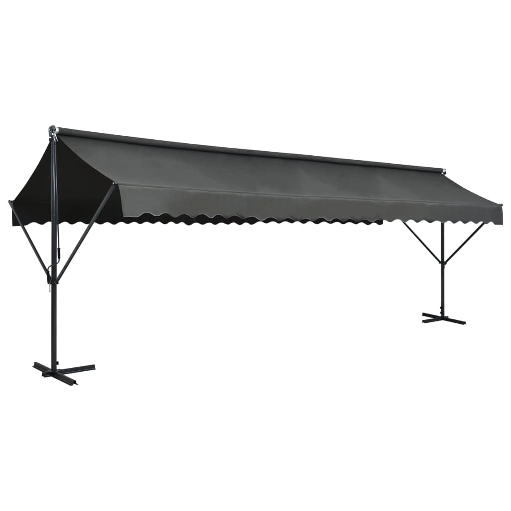 vidaXL Freistehende Markise 600x300 cm Anthrazit
