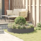 thumbnail of vidaXL Gartenblumentopf Schwarz 120 x 120 x 20 cm Stahl