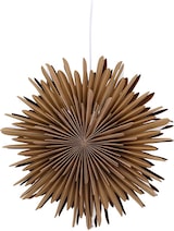thumbnail of Sälen Weihnachtsstern mit Licht Papier Ø35 cm Pendelleuchte braun.