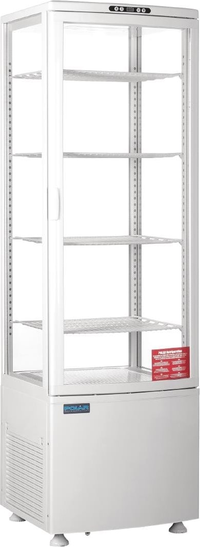 235 Liter Kühlvitrine - Weiß - Automatische Abtauung - Polar