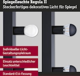 thumbnail of Paulmann Spiegelleuchte Regula II  E14  230V max. 4x40W dimmbar Schwarz 80101
