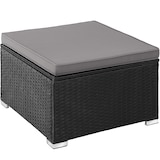 thumbnail of tectake Salon en rotin Lignano avec 2 fauteuils - noir - 404791