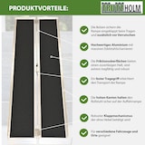 thumbnail of TRUTZHOLM Rollstuhlrampe 213 cm Traglast 272 kg Alu klappbar Antirutsch beschichtet Schwellenrampe