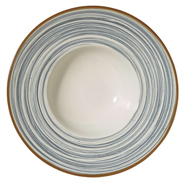 METRO Professional Prato para massas Madleen, grés, Ø 28 cm, cinzento, 6 unidades