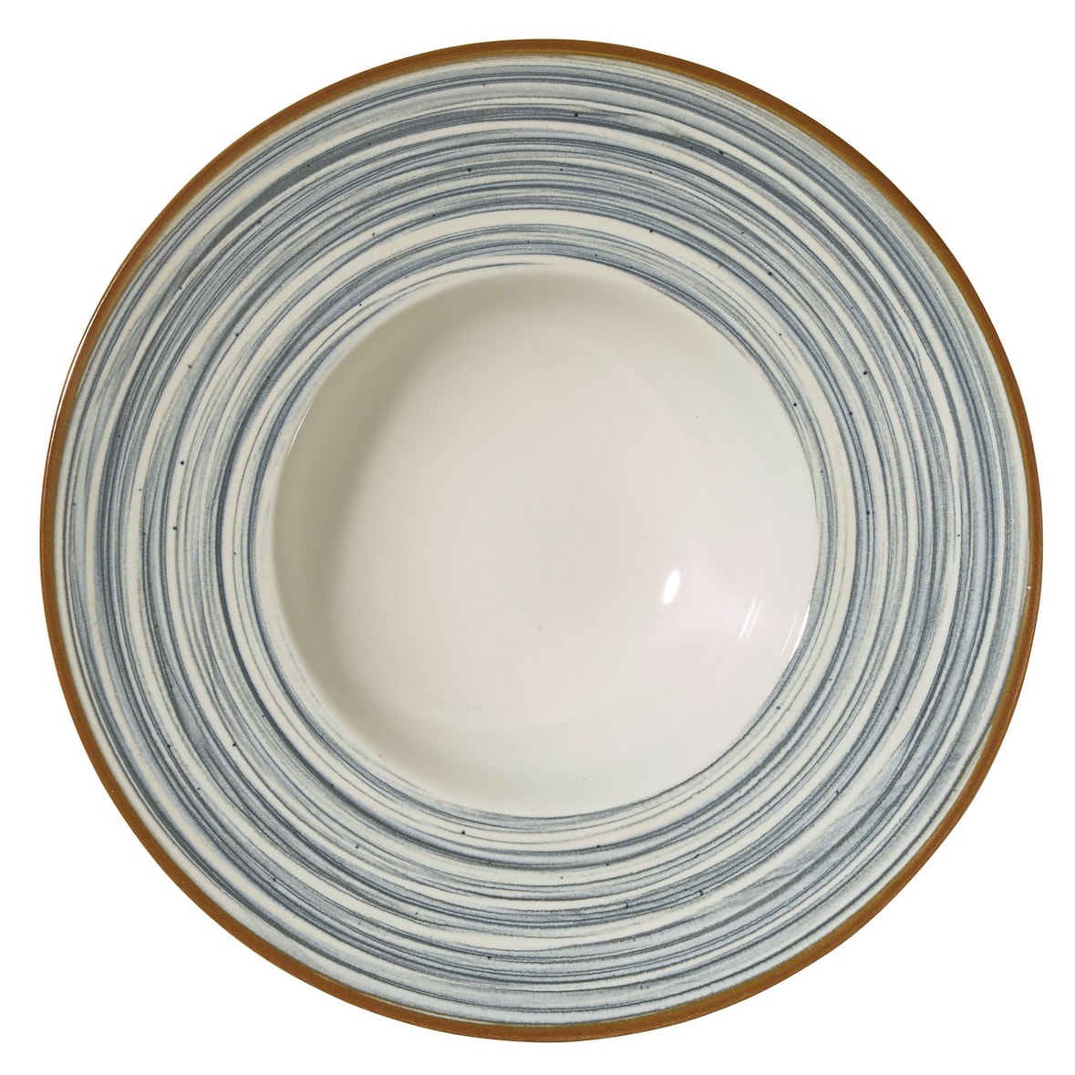 METRO Professional Prato para massas Madleen, grés, Ø 28 cm, cinzento, 6 unidades