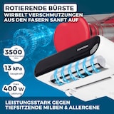 thumbnail of CLEANmaxx Milbensauger Rotation - entfernt 99,9 % aller Milben - mit UV-C-Licht