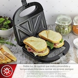 thumbnail of Magefesa Suisse Black - Sanwichera Negra, Capacidad para 2 Sandwiches, Asa Fría al Tacto, Placas Grill Antiadherentes, Sin BPA, Sellado Perfecto