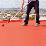 thumbnail of Tinta de borracha impermeável ECO (Azulejo, 20 kg) - Impermeabilização de telhados, decks e terraços exteriores