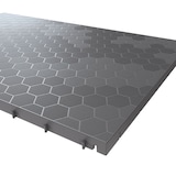 thumbnail of Dalle de sol Clipsable Grise 116 x 76 x 3 cm Rectangulaire Polypropylène Revêtement de Sol Intérieur / Extérieur Art Plast