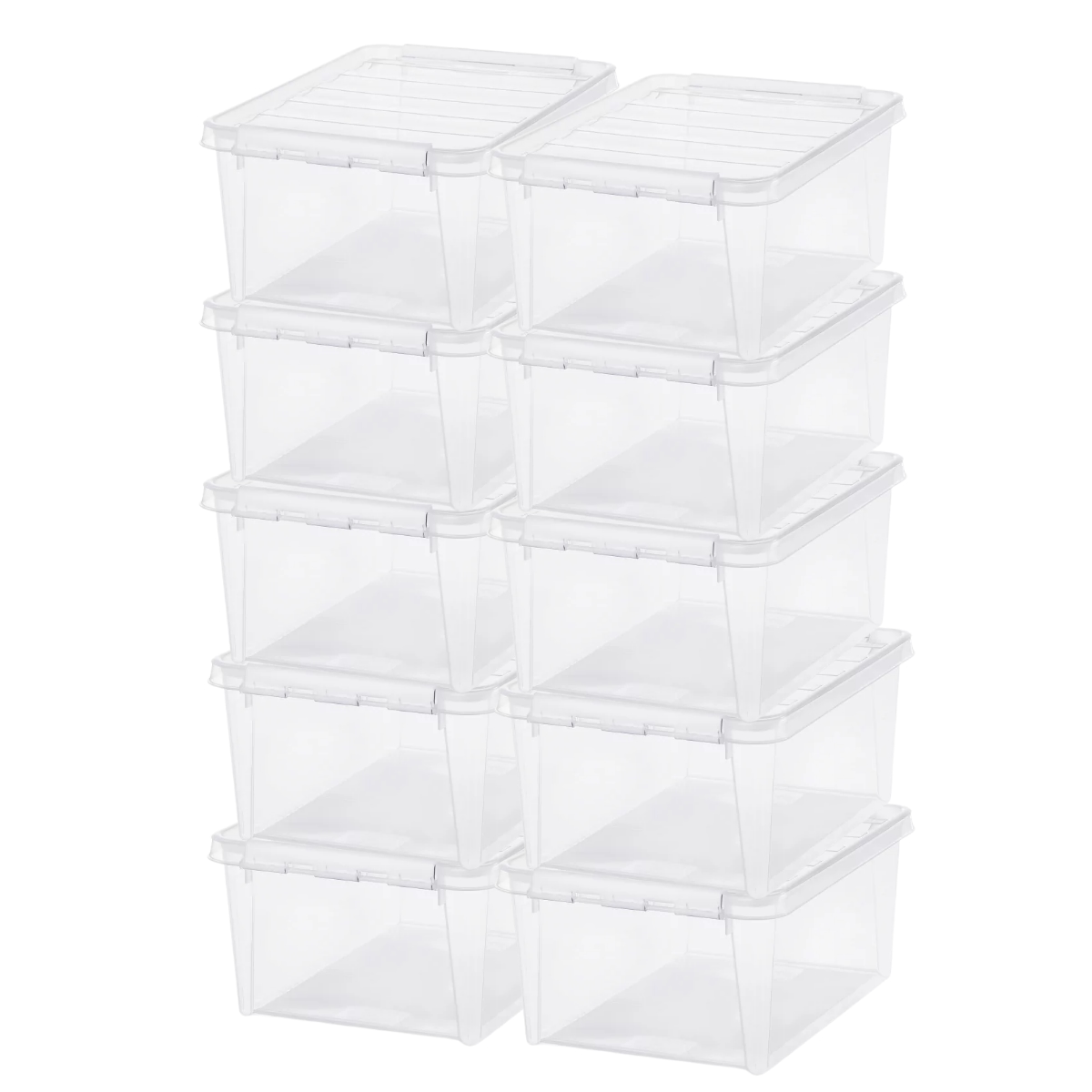 Satz von 10 - Aufbewahrungsbox 14L mit Deckel SmartStore - Lebensmittelsicher