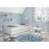 thumbnail of Sofabett zweiter Schlafplatz Bettgestell 90x200 Einzelbett Bettkasten Kiefer waschweiß 60.34-09WoR