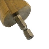 thumbnail of 3 Forets Étagés HSS TiN D. 4-12, 4-20 et 4-32 mm x Q. 6,35 mm (6 pans) - 350823 - Beast