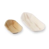 thumbnail of BIOZOYG 25 Stück Einwegschale 20cm Palmblattschale Schiffchenform Einweggeschirr Palmblatt Boot biologisch abbaubar biologisch kompostierbar