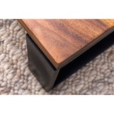 thumbnail of WOHNLING Couchtisch Holz Sofatisch mit Metallgestell Wohnzimmertisch Tisch