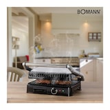 thumbnail of Plancha Gril et panini  KG 2242 CB Noir usage non-intensif Bomann