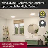 thumbnail of Paulmann LED Panel Atria Shine Backlight  IP44 rund 293mm  16W 1600lm 4000K Weiß  71157