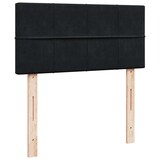 thumbnail of vidaXL Ottoman-Bett mit Matratze & LEDs Schwarz 90x190 cm Samt