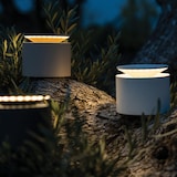 thumbnail of Lámpara de mesa LED blanca Push Up portátil y recargable