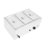 thumbnail of Baño maría eléctrico con 3 compartimentos, 850 W