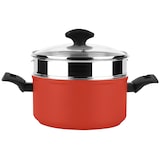 thumbnail of FAGOR Maxima Panela a Vapor Cuscuzeira Indução 20 cm Alumínio Forjado, Vaporizador em Inox, Tampa em Vidro, Vermelho