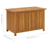 thumbnail of vidaXL Gartenbox 90x50x58 cm Massivholz Akazie