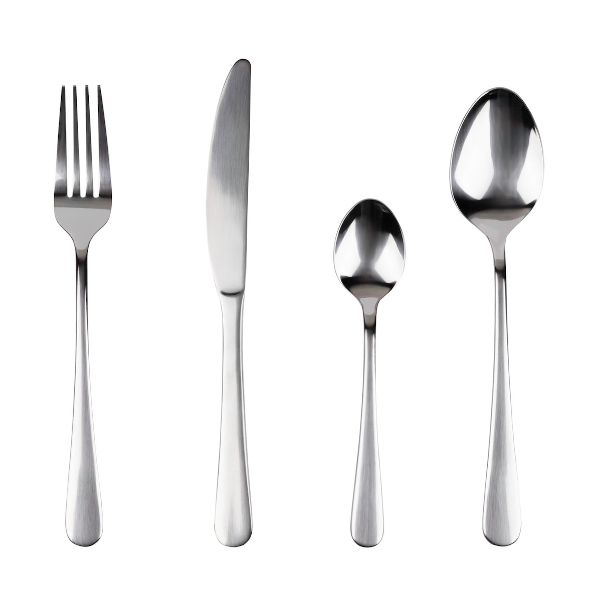 San Ignacio - 24-delige bestekset van gerecycled roestvrij staal, natuurlijke glans