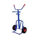 thumbnail of Sackkarre, Fass 250 kg 112x65x42 cm, blau, Sackkarre für Fässer und Tonnen (Transportkarre Stapelkarre Handkarre, Umzugskarre)