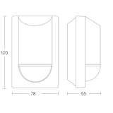 thumbnail of Bewegungsmelder IS 2180-2 weiß, Passiv Infrarot, 2 m optimale Montagehöhe, 180 ° Erfassungswinkel, IP54