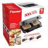thumbnail of Bestron 3-in-1 Kontaktgrill 900 W Schwarz Edelstahl ASG90XXL