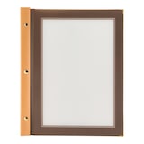 thumbnail of Securit® Portamenù in legno con 2 inserti singoli, visibili 4xA4 – Set da 20