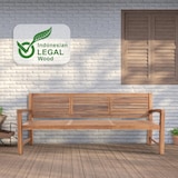 thumbnail of Gartenbank Teakbank DAGAD - Holz Teak 220x59x92 cm | Holzbank 220 Cm Gartenbank Sitzbank Mit Lehne Wetterfest Bank Garten Terrasse