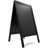 thumbnail of Krijtstoepbord Zwart 75 x 135 cm dennenhouten omlijsting - dubbelzijdig reclamebord