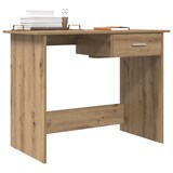 thumbnail of Scrivania artigianale in rovere 100 x 50 x 76 cm modello Ventura Luna in derivati \u200b\u200bdel legno