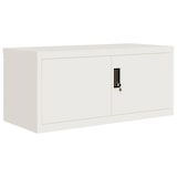 thumbnail of vidaXL Aktenschrank Weiß 90x40x40 cm Stahl
